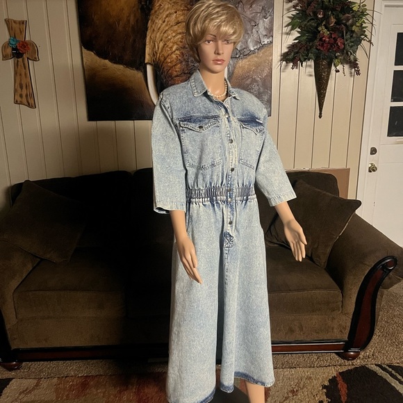 Dreams • Vintage • 1990’s • Denim • Size Medium • Dress - Picture 7 of 15